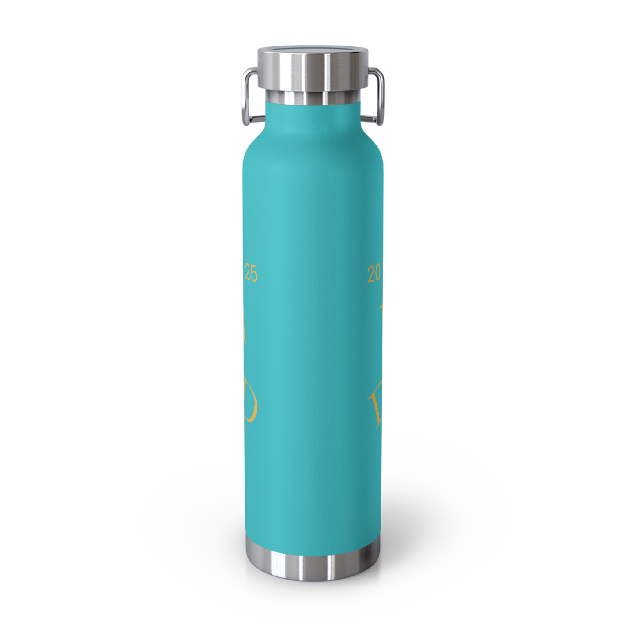 Jamaica Diamond Text Water Bottle | 22oz Copper Vacuum Insulated Bottle - Image 12