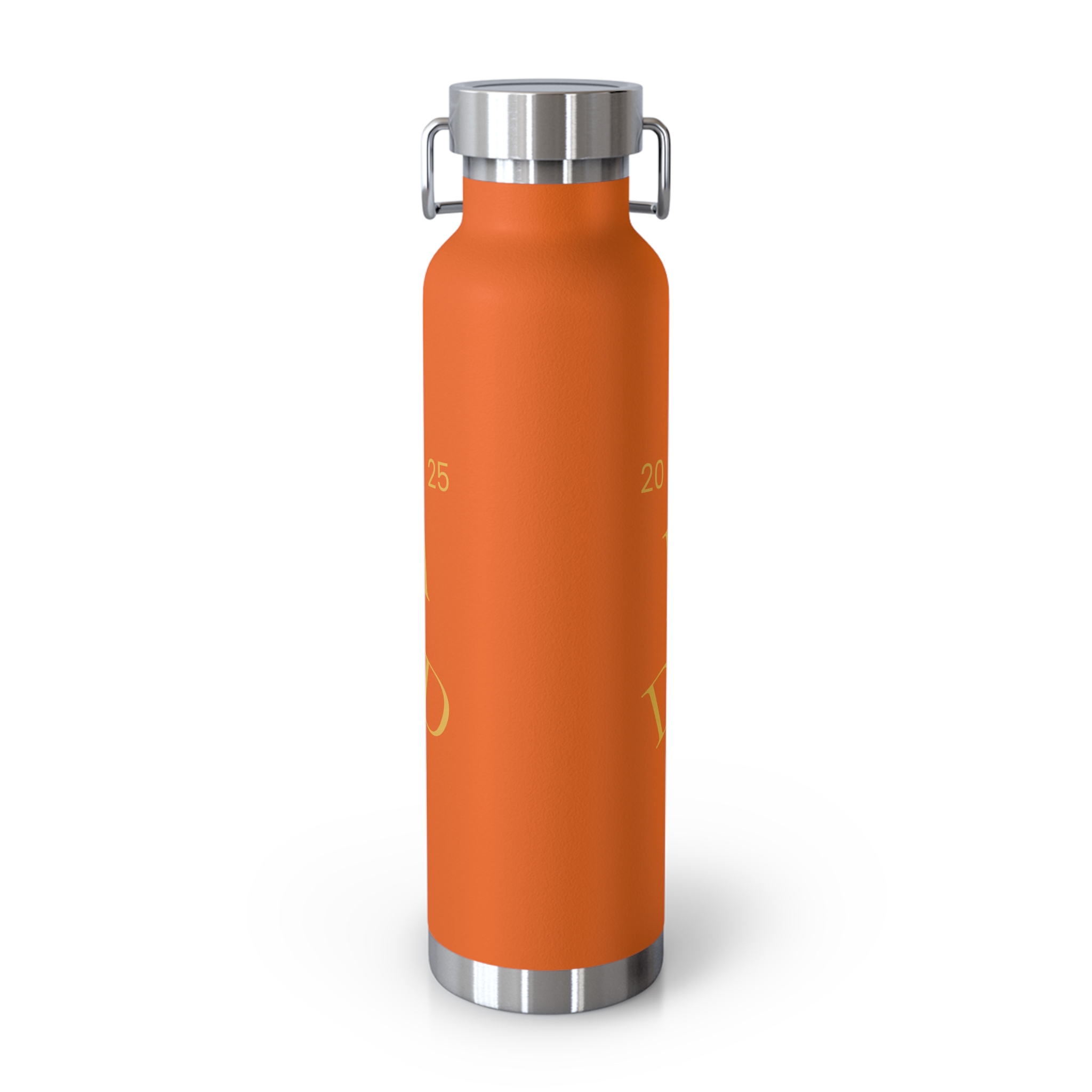 Jamaica Diamond Text Water Bottle | 22oz Copper Vacuum Insulated Bottle - Image 8