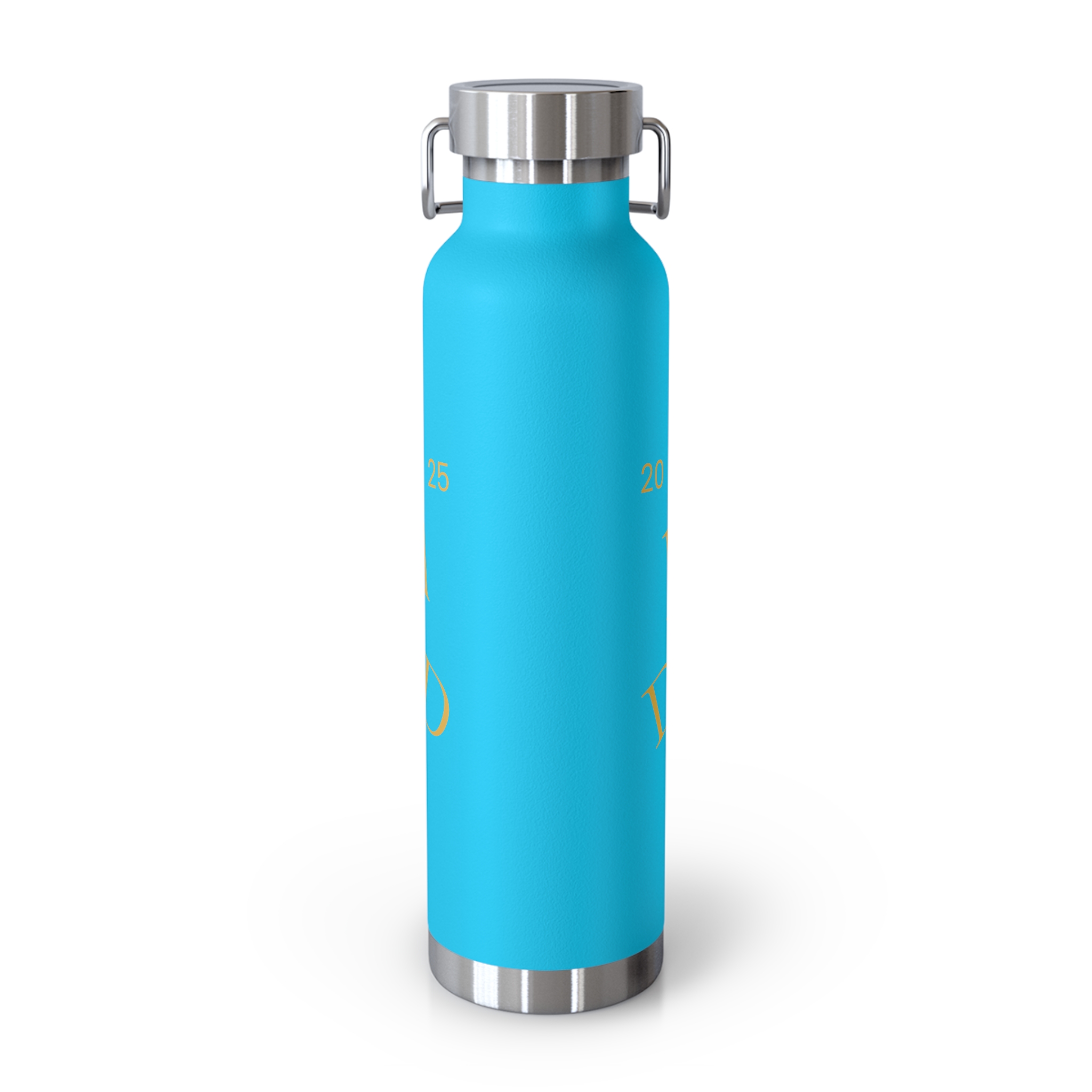 Jamaica Diamond Text Water Bottle | 22oz Copper Vacuum Insulated Bottle - Image 16