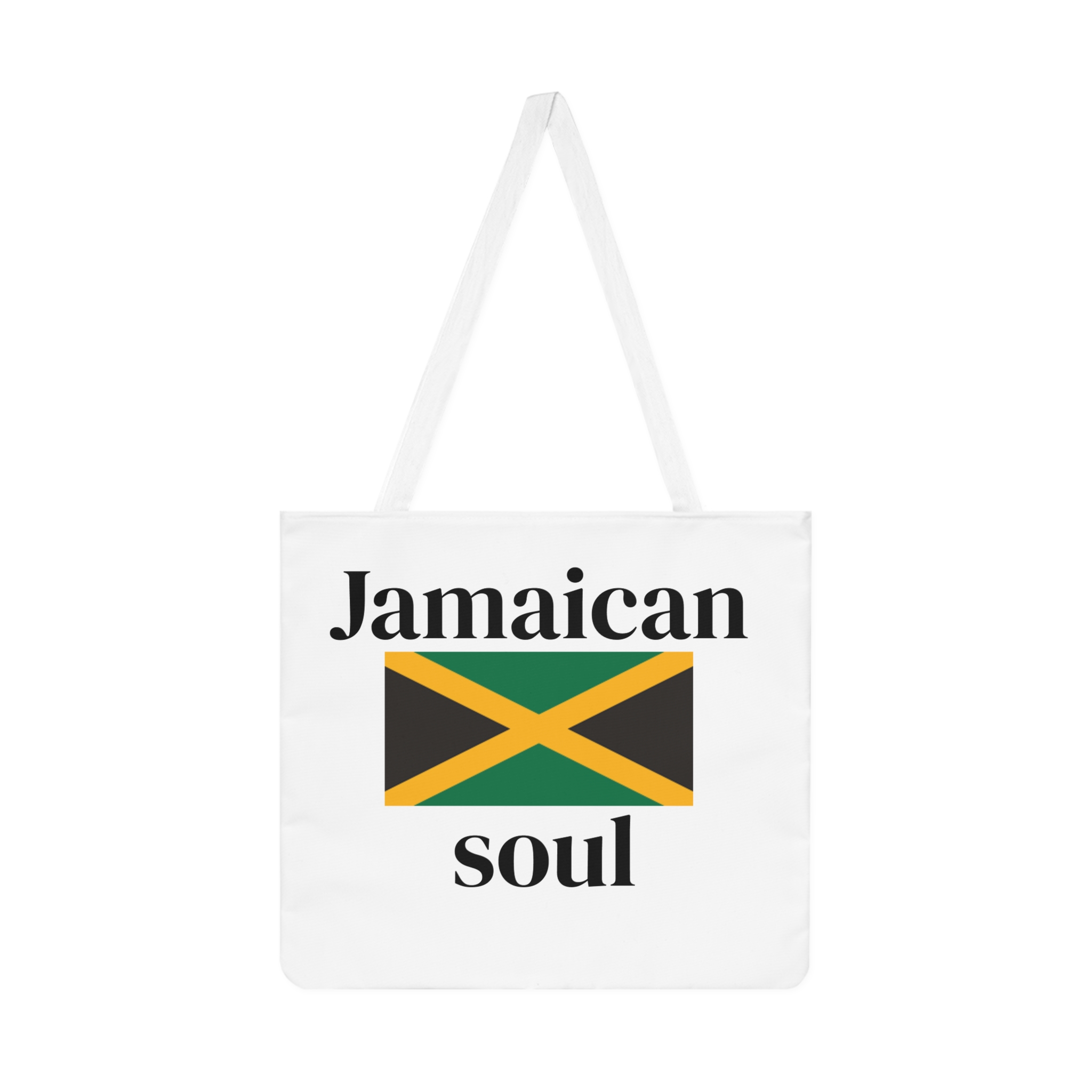 Jamaican Soul Tote Bag — Flag Print Shoulder Tote - Image 2