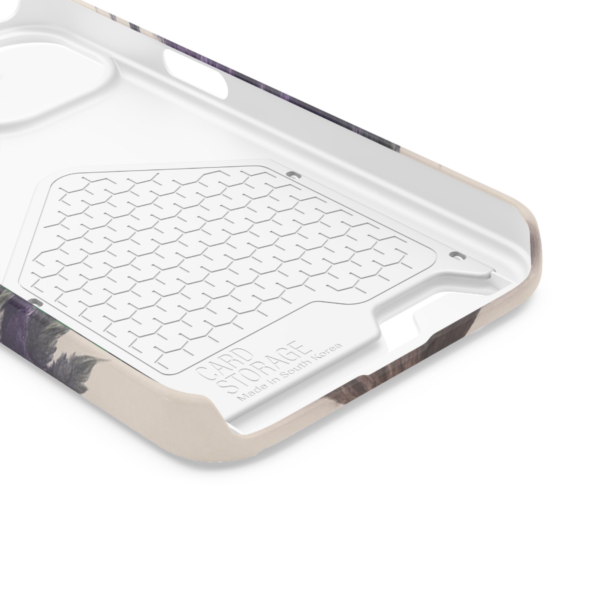 Purple bud weed Tree Phone Case | Card Holder, Green Circular Text - Image 117