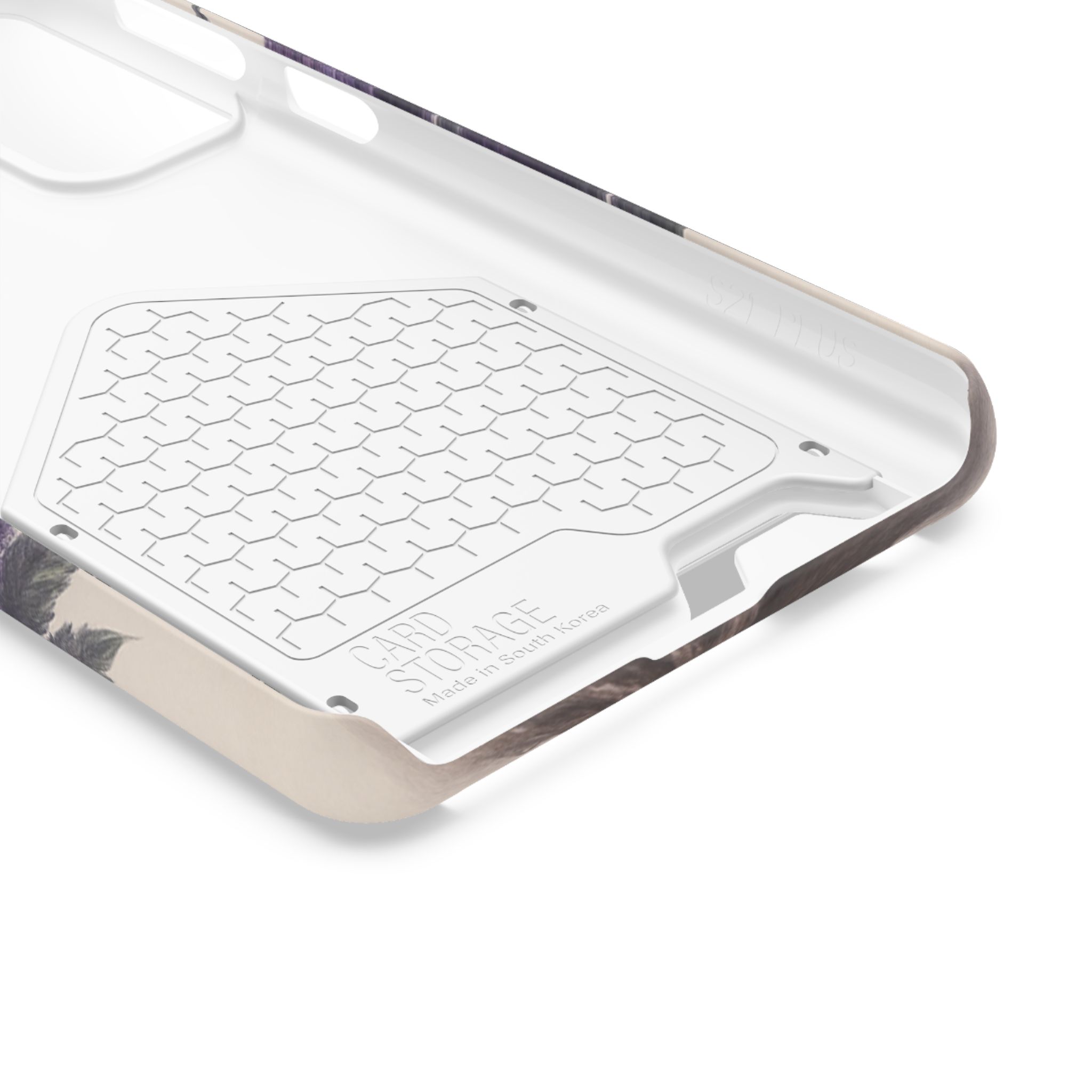 Purple bud weed Tree Phone Case | Card Holder, Green Circular Text - Image 164